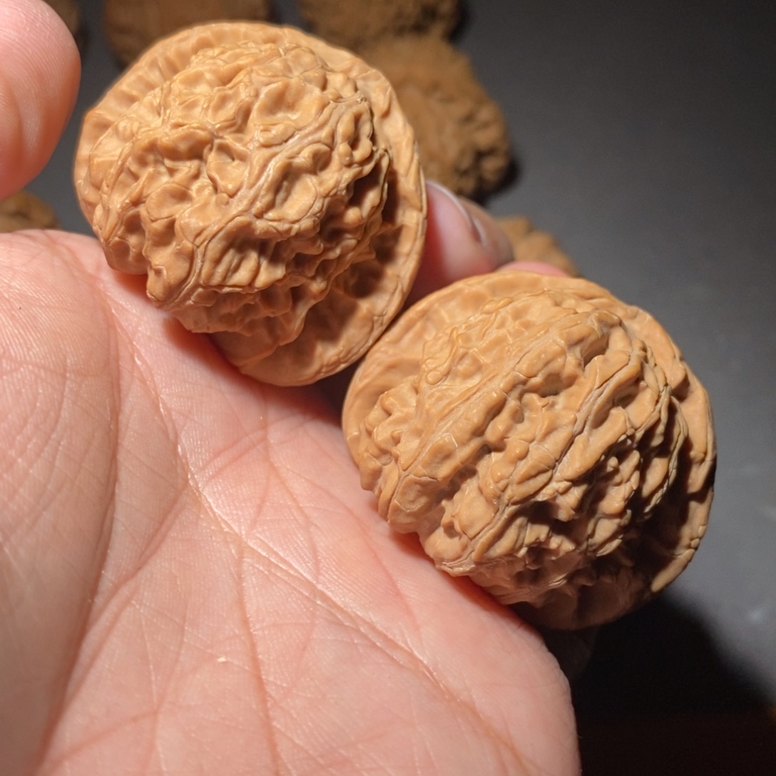 文玩核桃吊坠白狮子全品