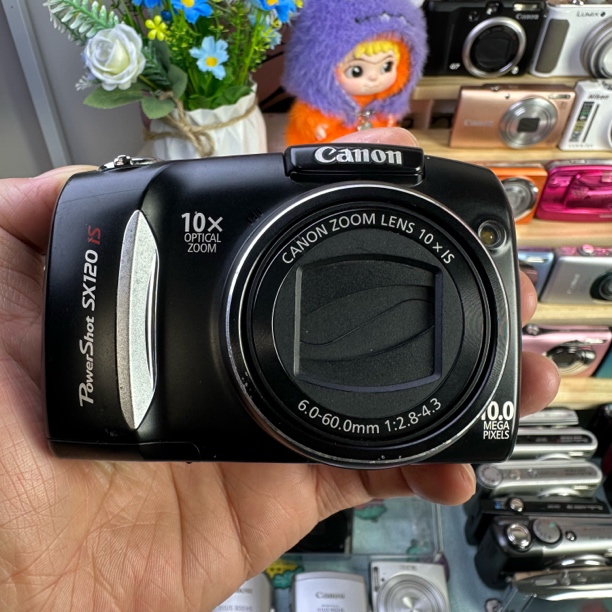 95新 Canon/佳能 sx120is爆款1000w像素10x小长焦清晰清透冷白