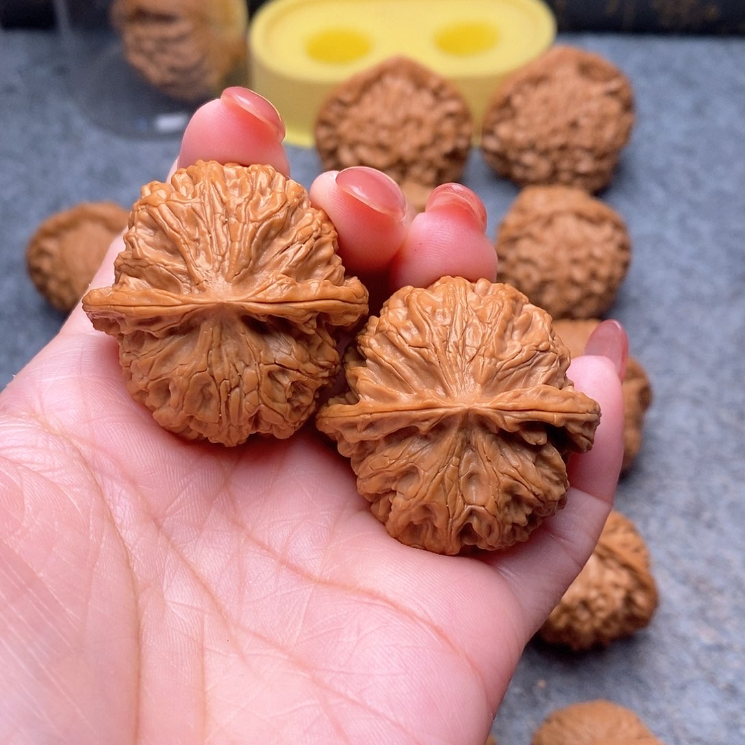 文玩核桃把件精品苹果39全品