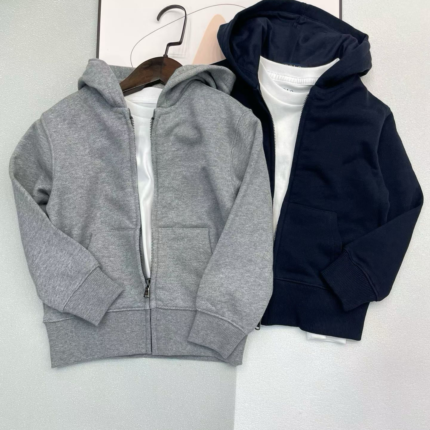 断码福利男女儿童抓绒拉链外套