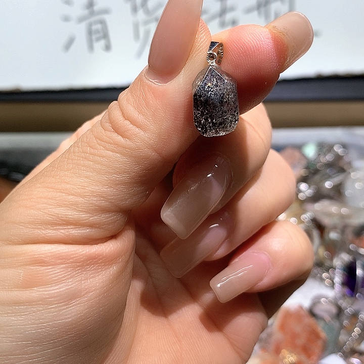 颈饰银S925镶嵌水晶