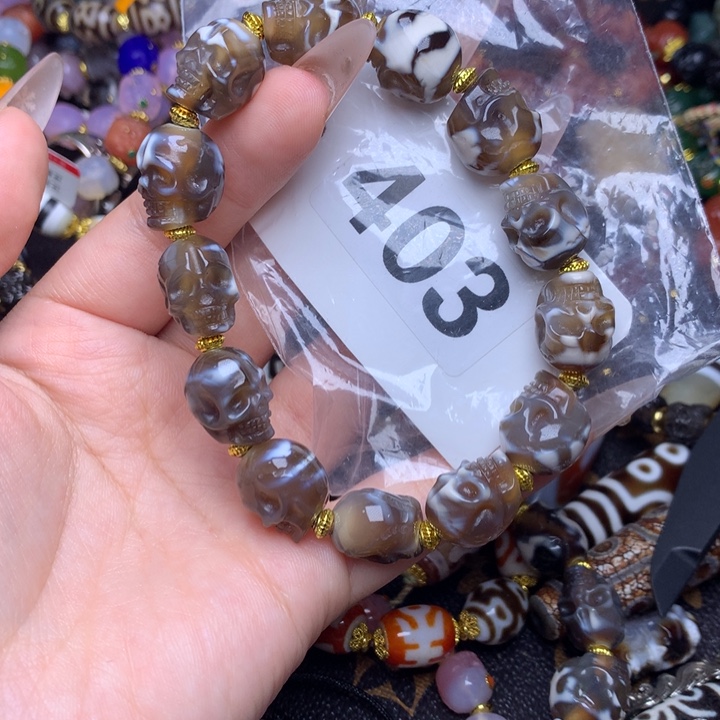 玛瑙/玉髓未镶嵌手链