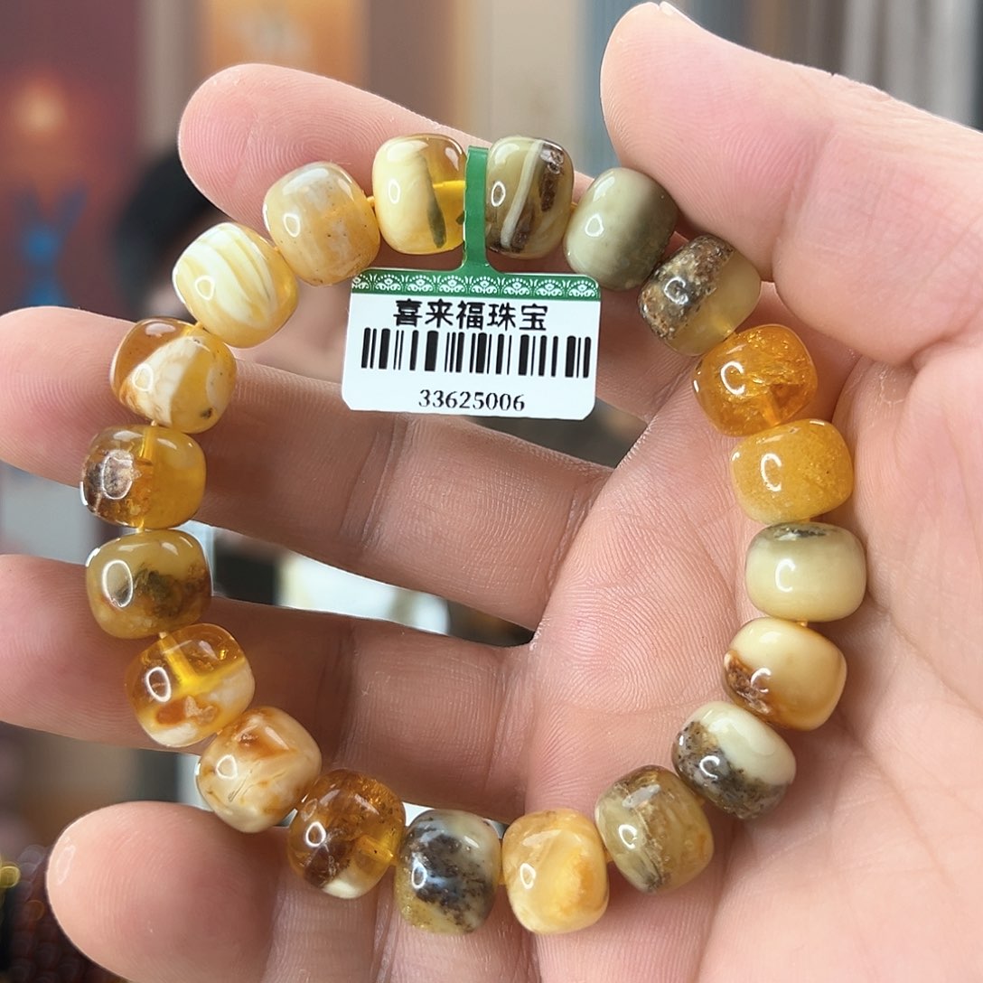 琥珀手串未镶嵌琥珀蜜蜡手串未镶嵌25006