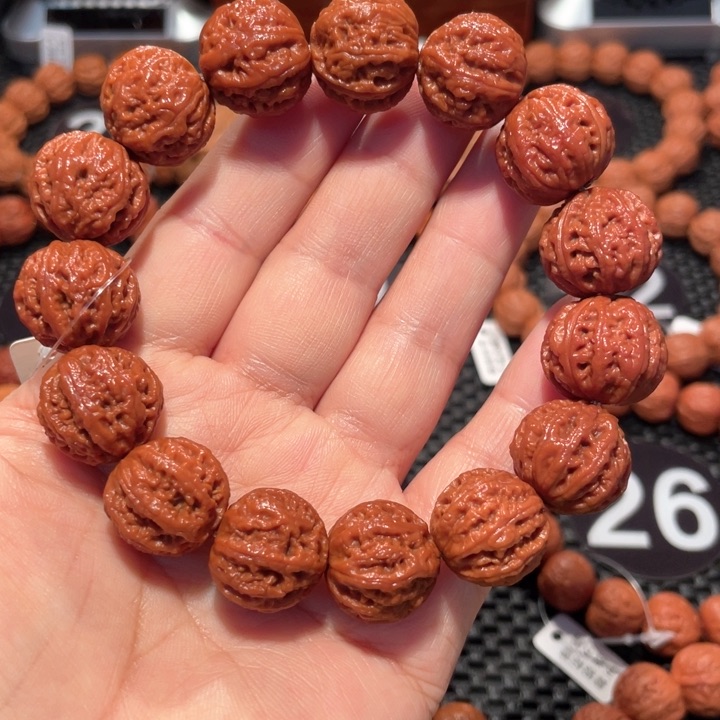 女****猪核桃手串粗筋京八棱1.8尺寸全品