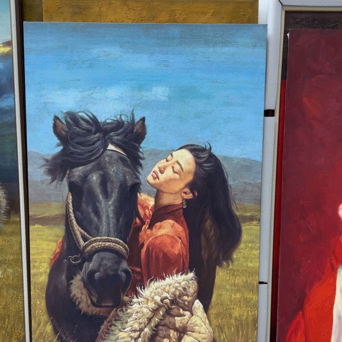 【闪购商品】书法小****7油画作品展的设计师们