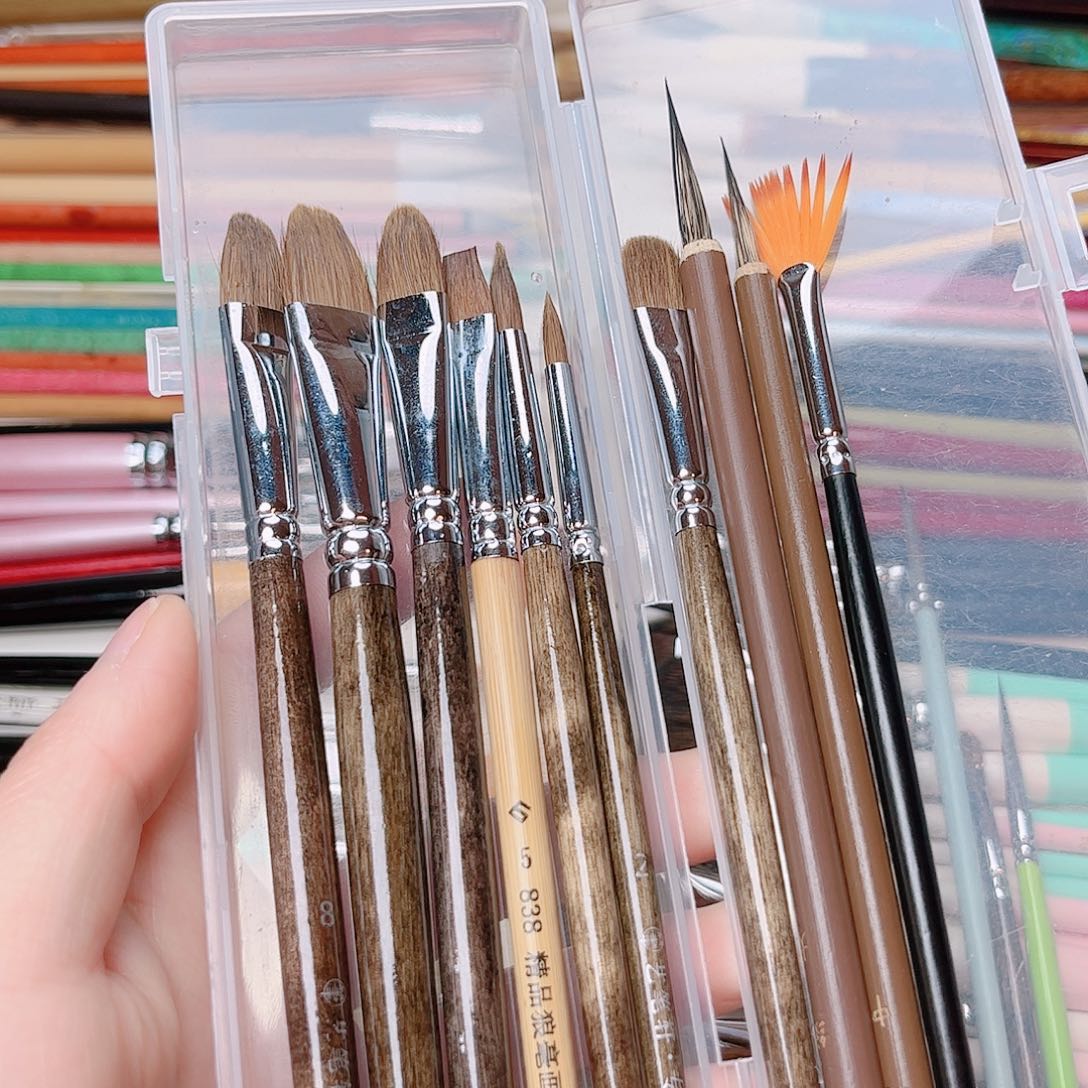 邵***傅艺笔轩画笔组合10支