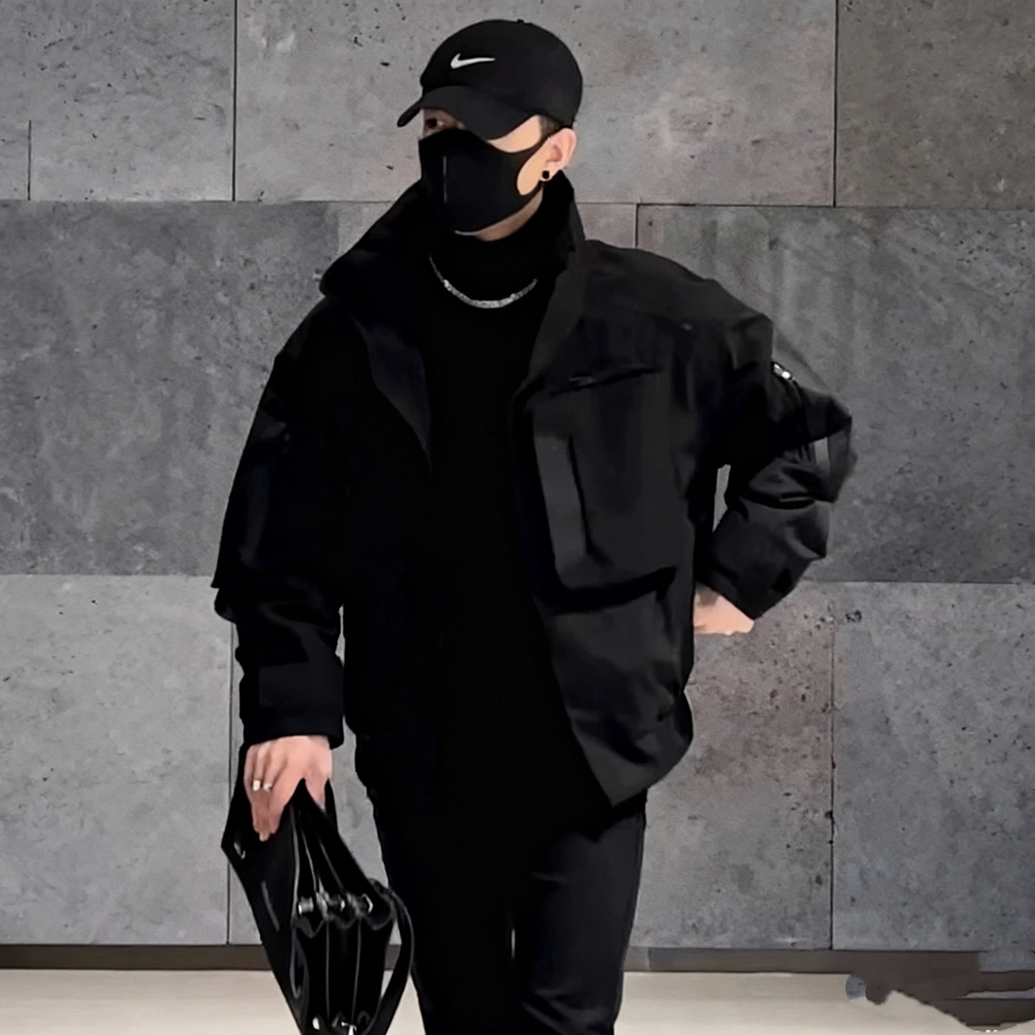 冬季新款男士棉服百搭宽松休闲潮流加厚工装款防风保暖棉服外套男