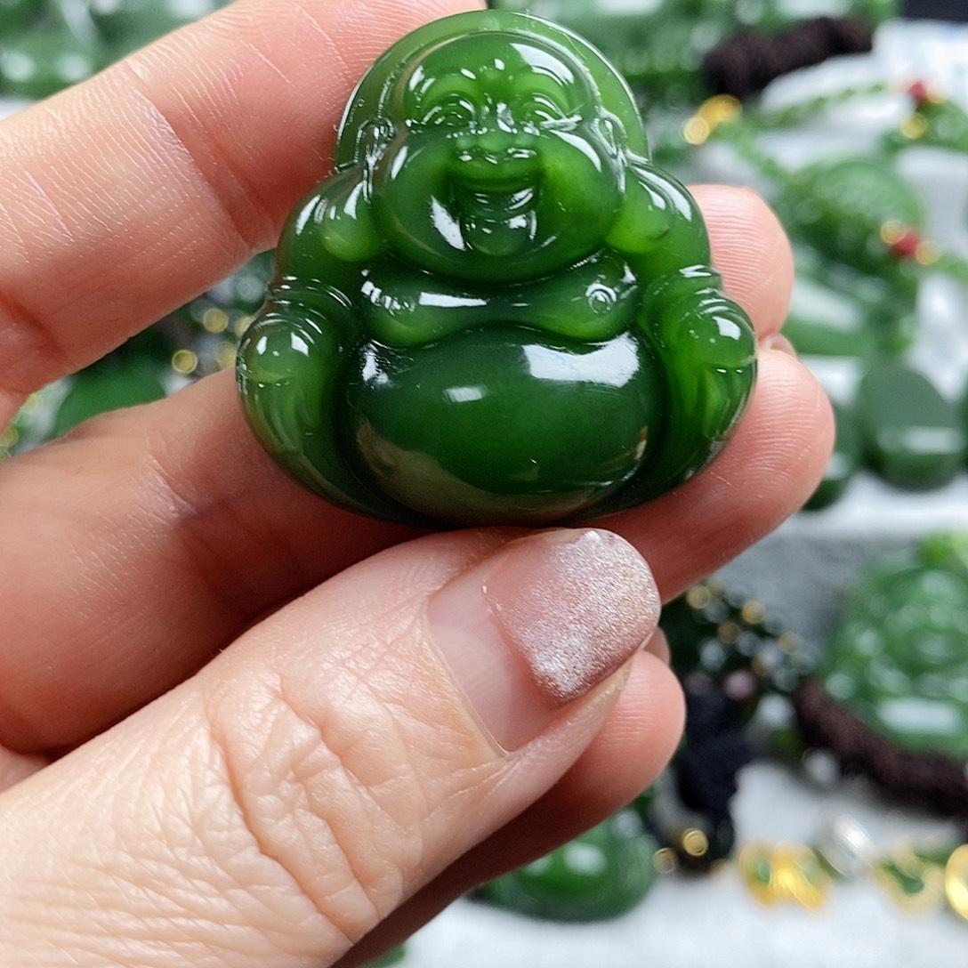 和田玉（碧玉）未镶嵌手镯35