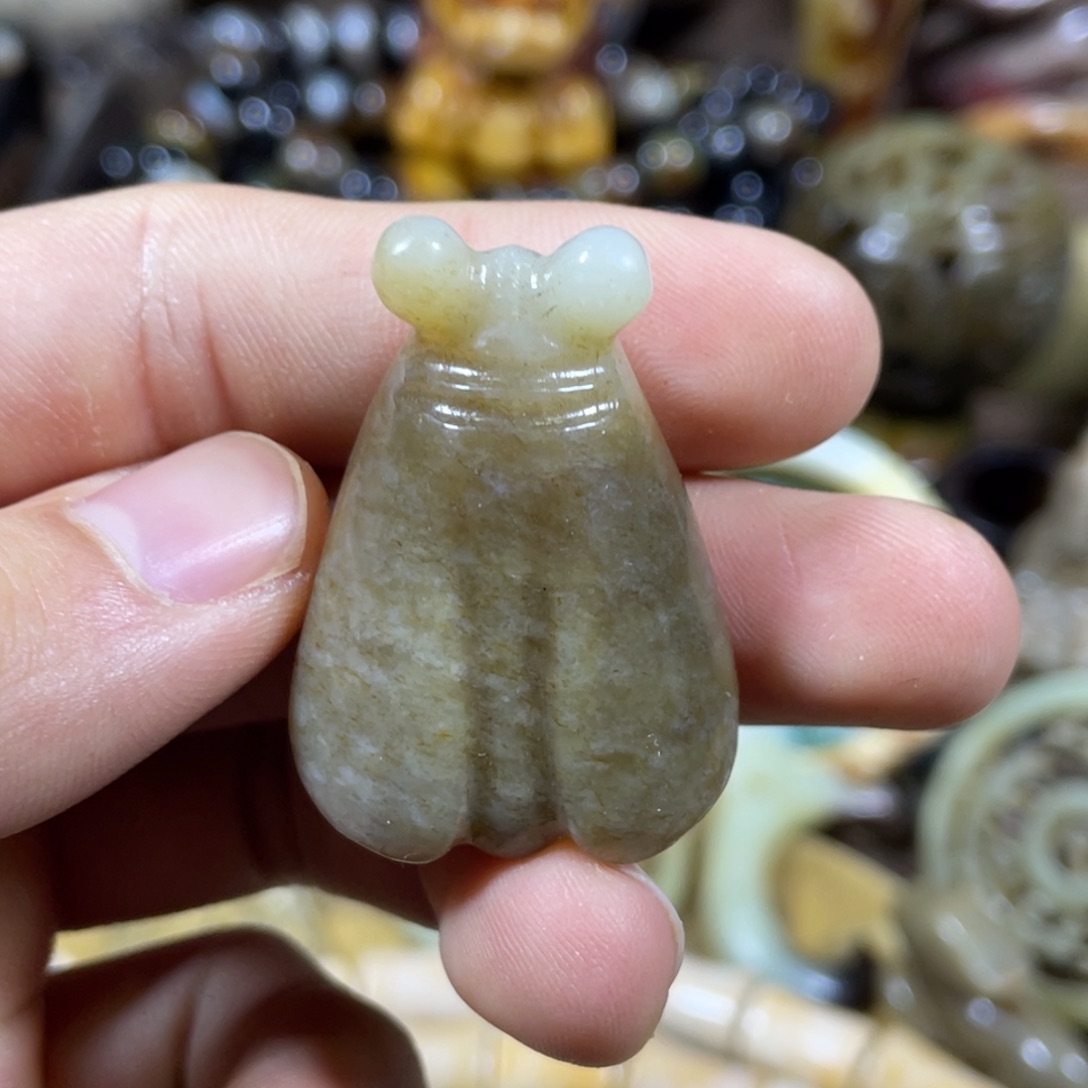 和田玉未镶嵌吊坠(不含链)