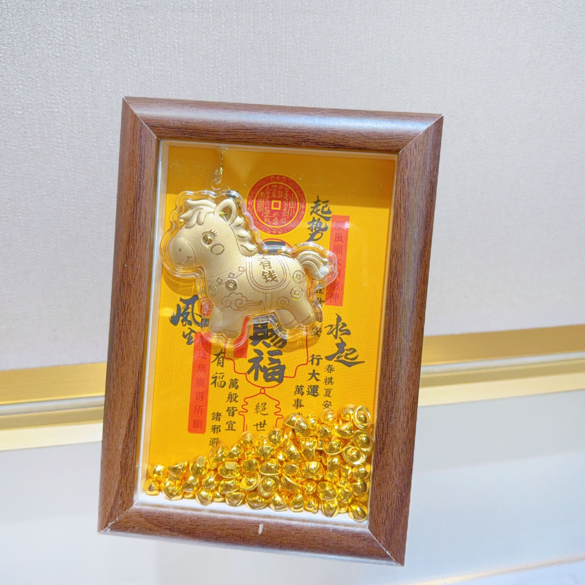 含金工艺品【AZ】含金马上有钱摆件系列