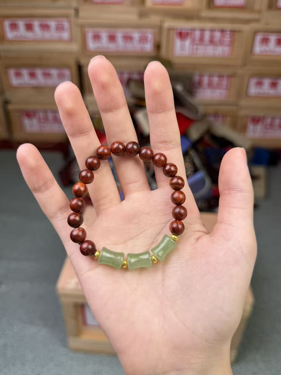 精品手串D21黑花梨手串无礼盒无证书