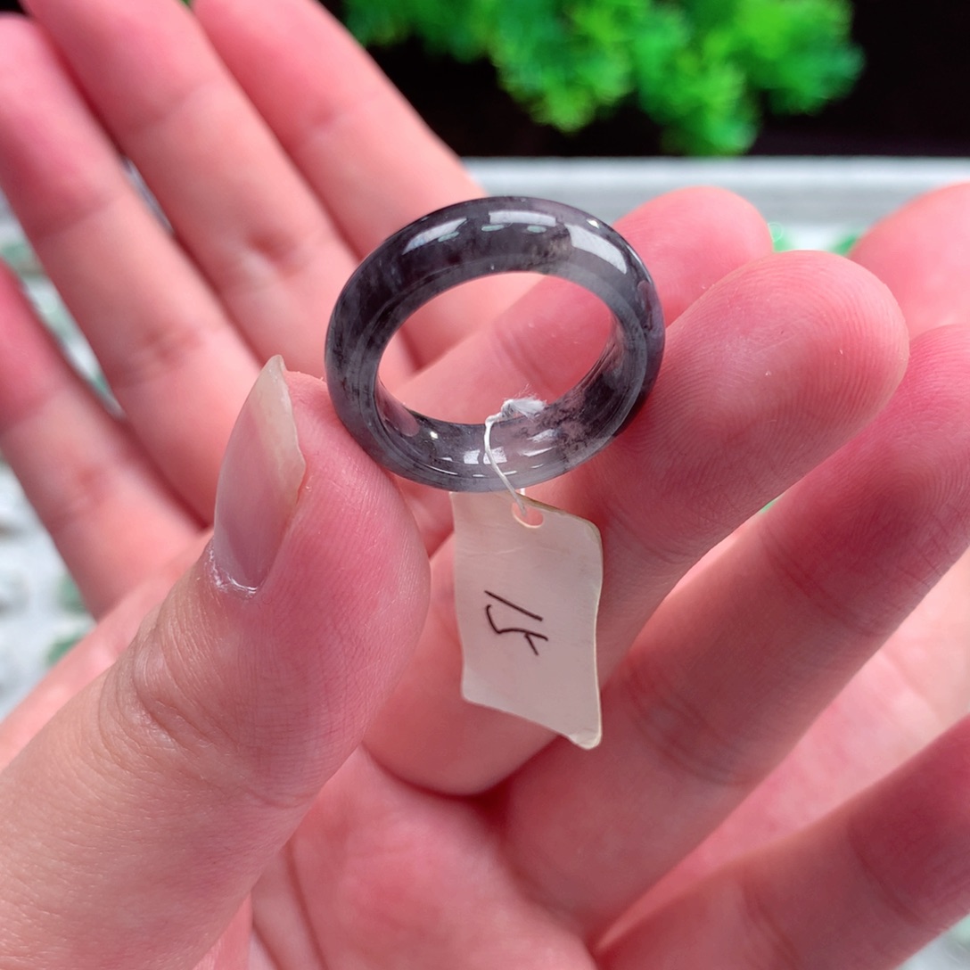 未镶嵌戒指翡翠代****你天然（天然马牙线介意勿拍）