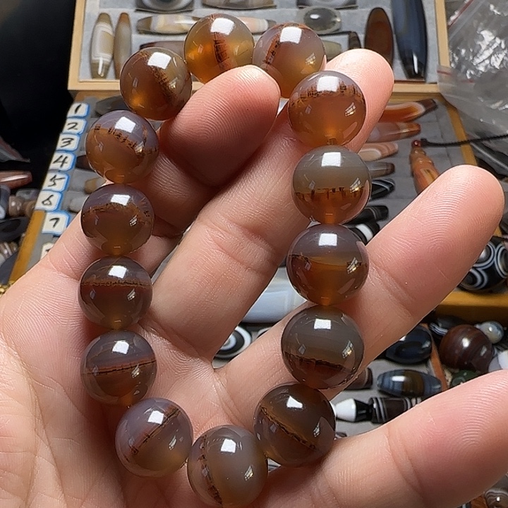 玛瑙/玉髓未镶嵌手串