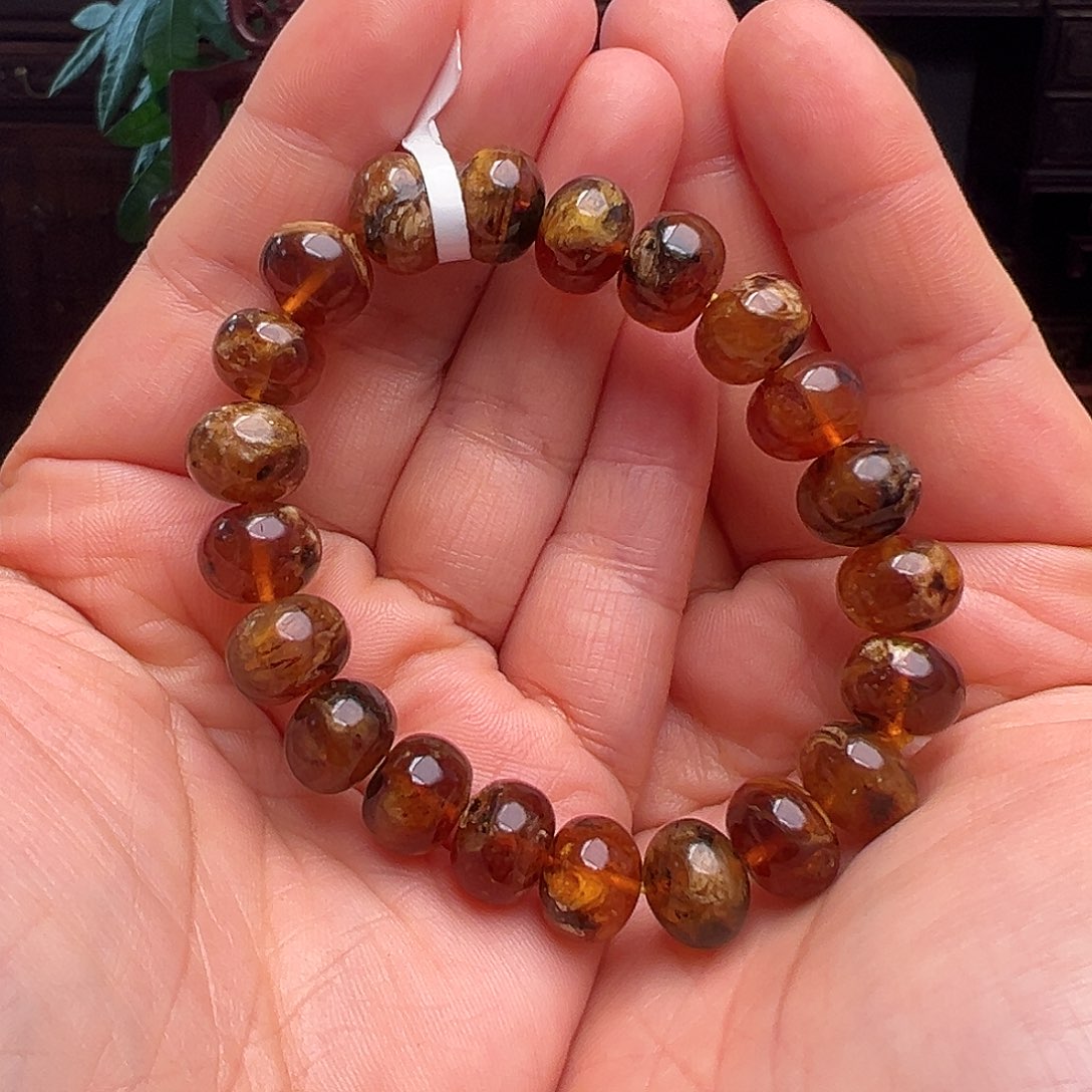 琥珀裸石未镶嵌抚顺琥珀10085。11m m