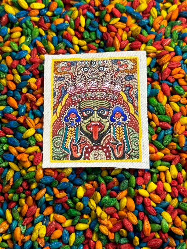 手绘热贡唐卡 扎基拉姆