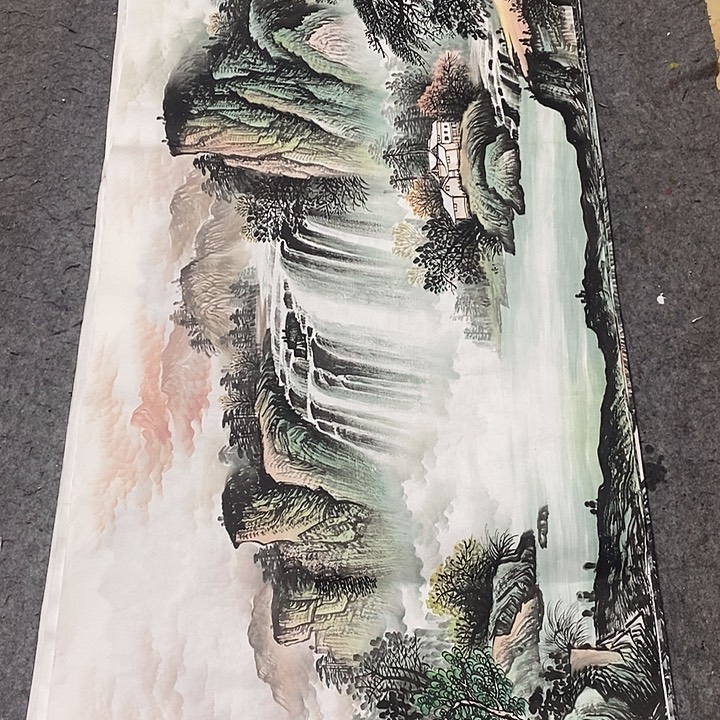 修***宝国画国画国画小六尺的