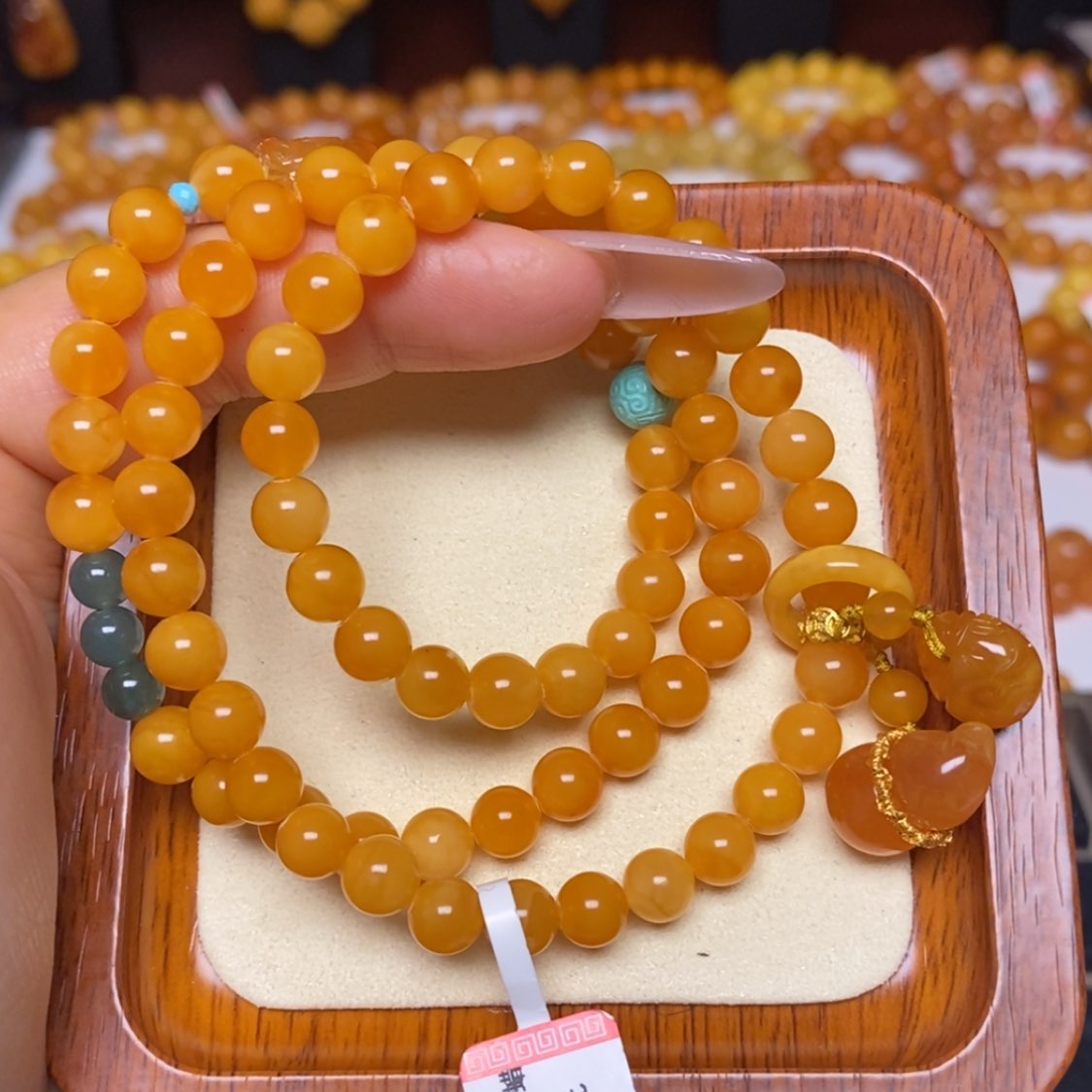 【闪购商品】蜜蜡手链未镶嵌手串