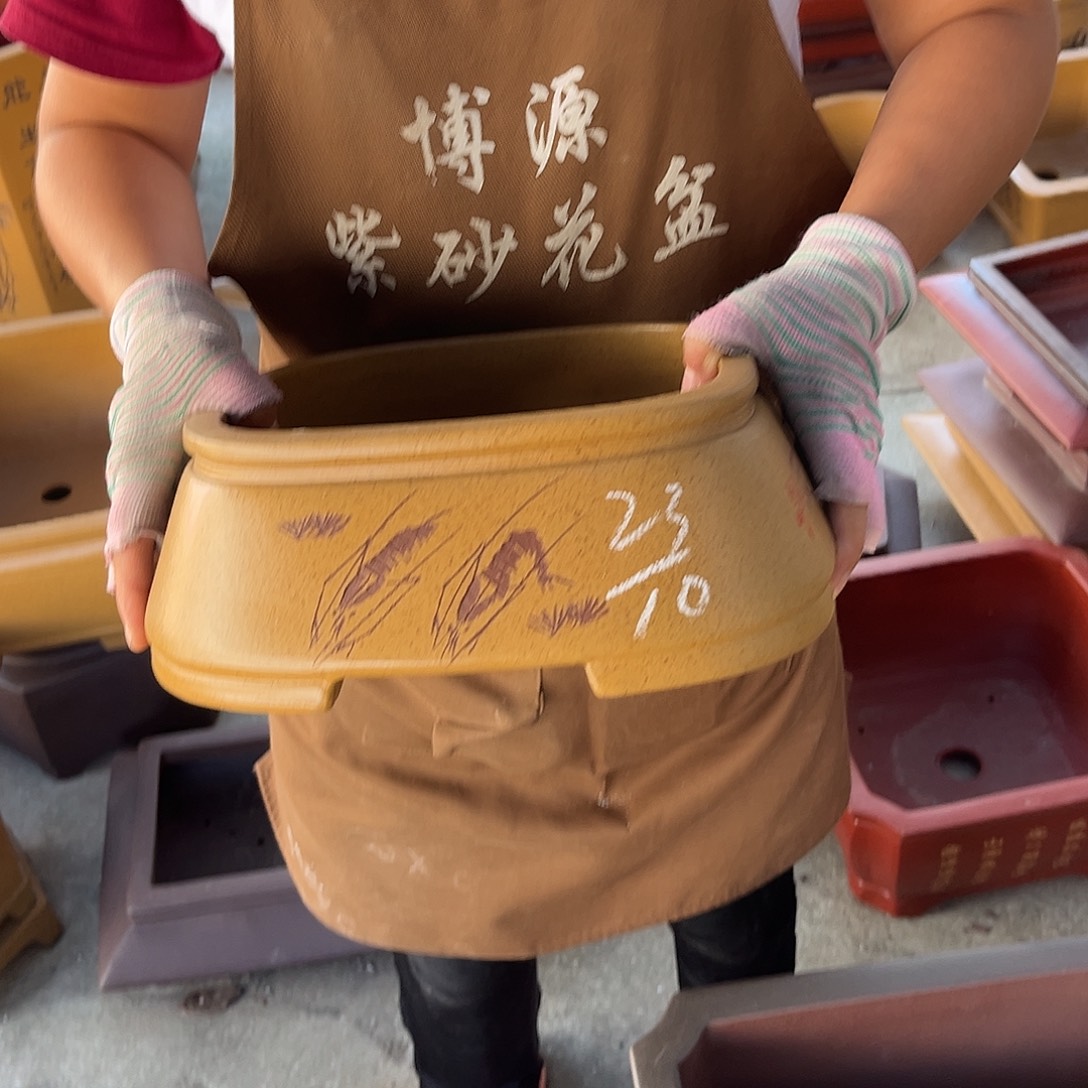 紫砂花盆盆景艺术