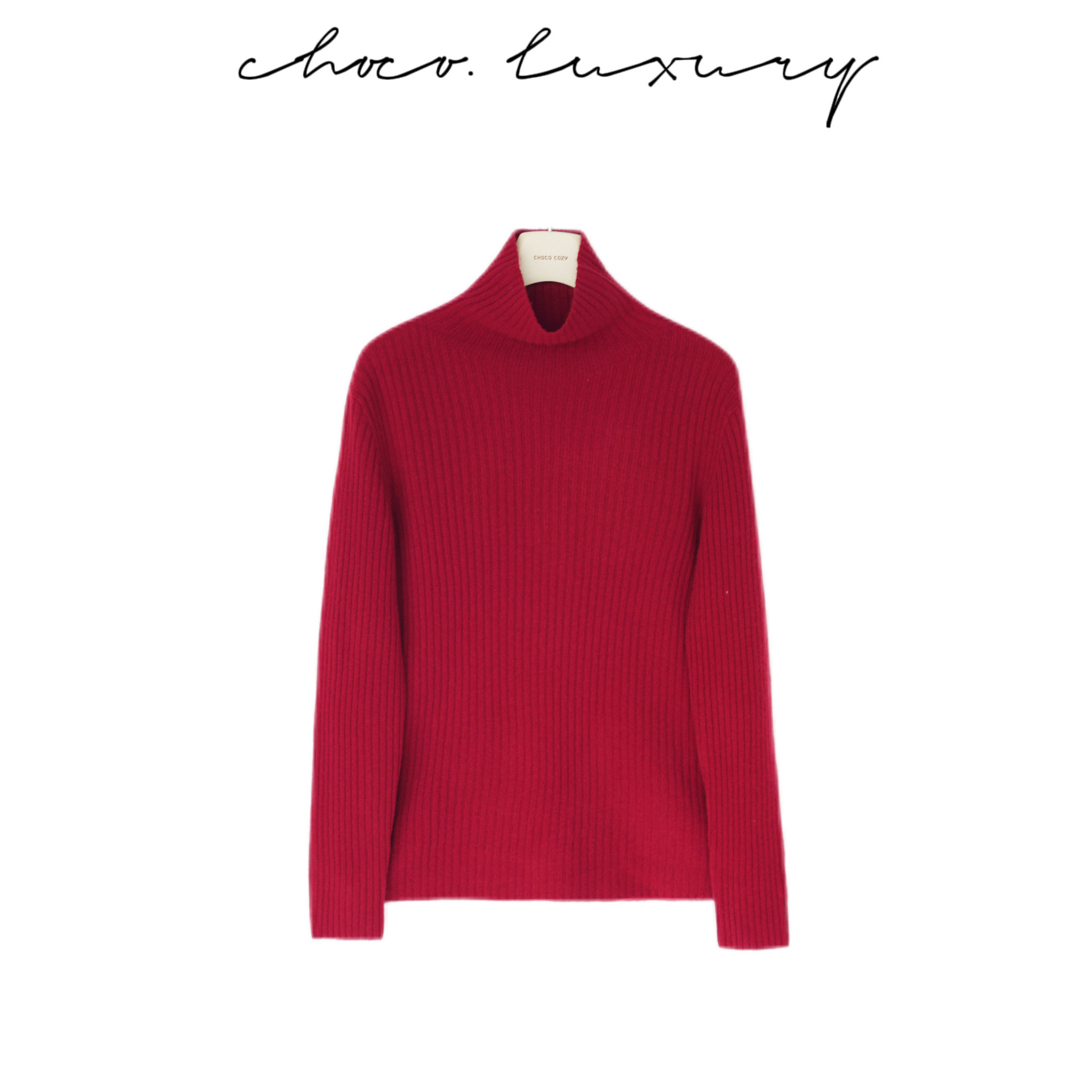 CHOCO【冬日情书】100%羊毛 超细美丽诺 软糯立领毛衣 C1635