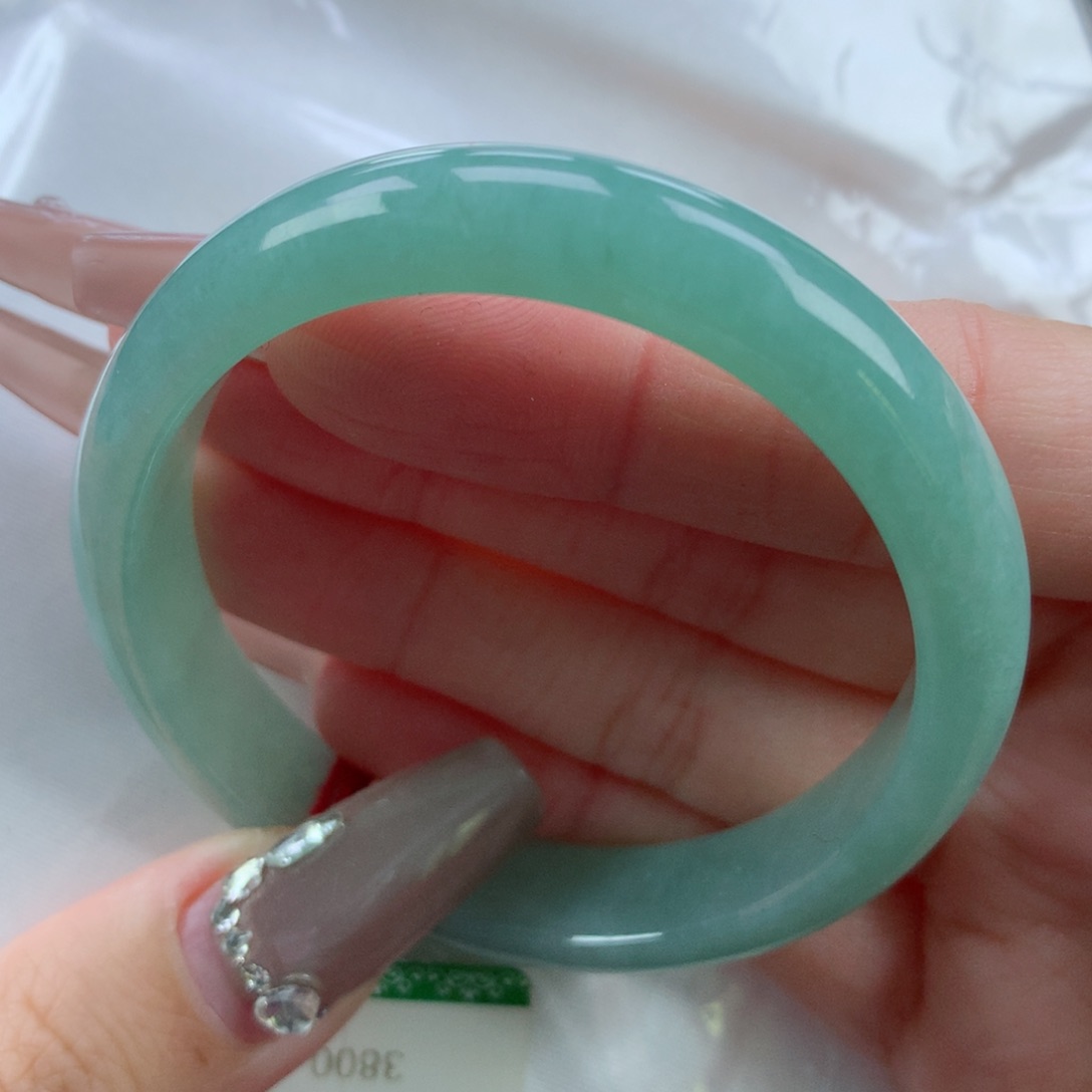 翡翠手镯未镶嵌53.5贵妃