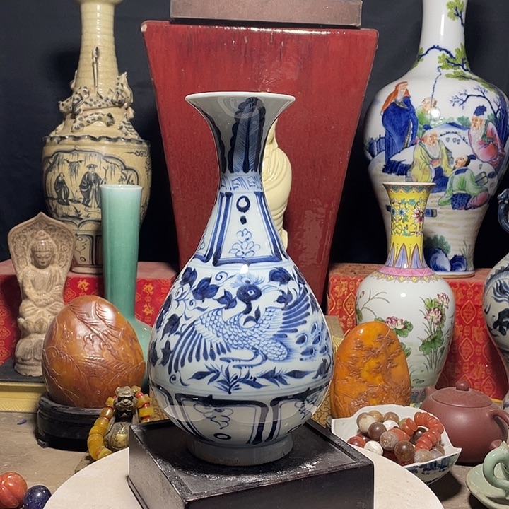 瓷片青花瓷器手工制作