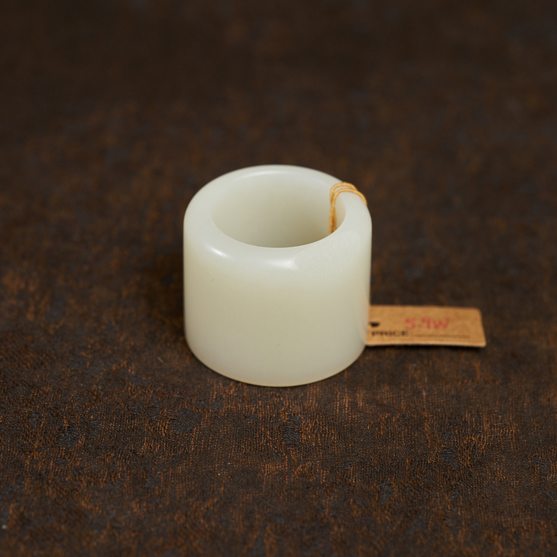 和田玉22.6mm扳指把件