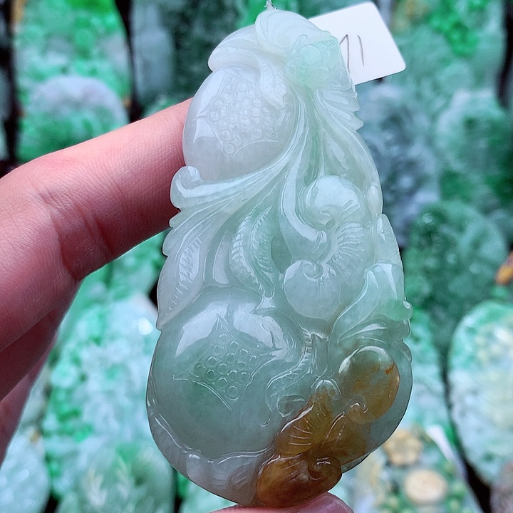 翡翠吊坠(不含链)未镶嵌