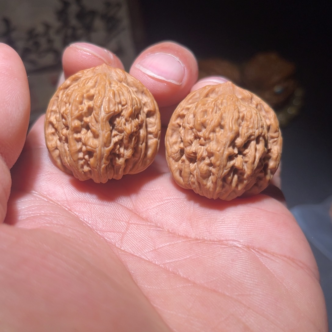 文玩核桃把件33蓟县楼