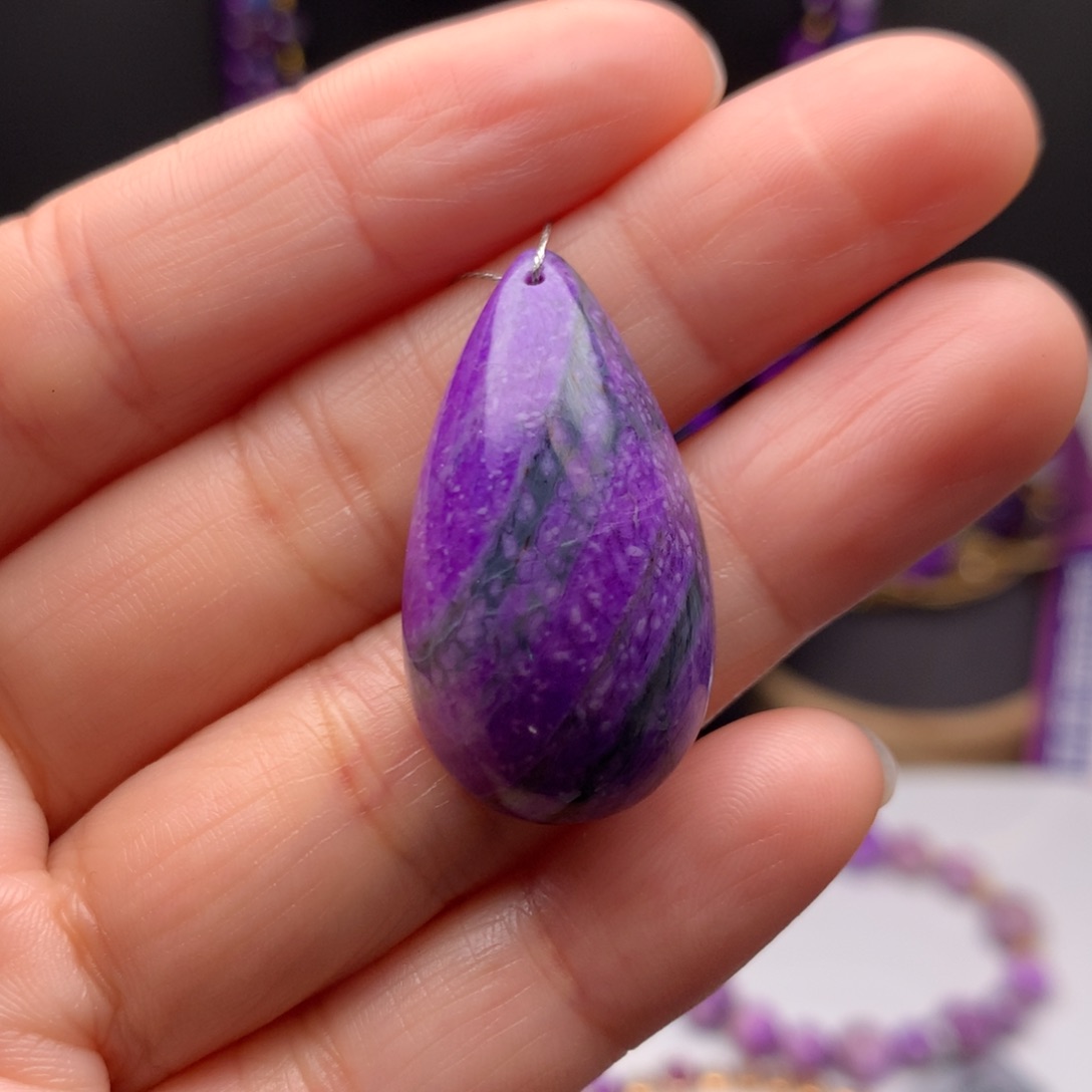 苏纪石（舒俱来）未镶嵌吊坠