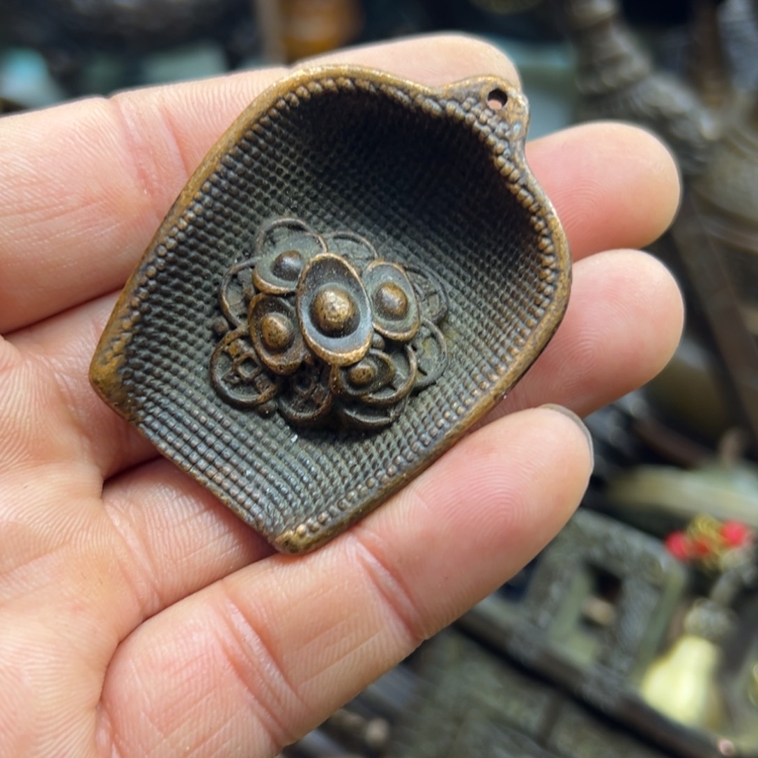 铜摆件欢迎欢迎你