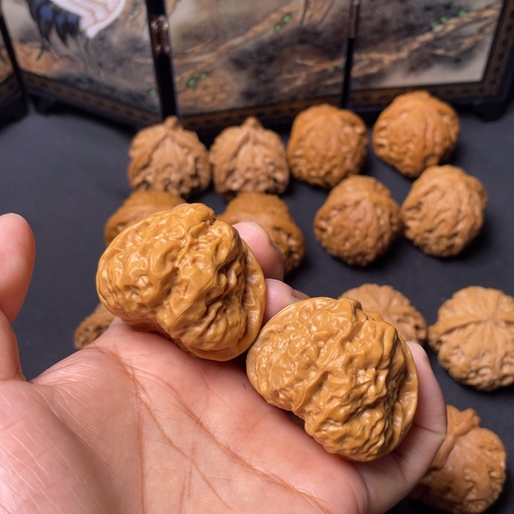 把件文玩核桃40蛤蟆头