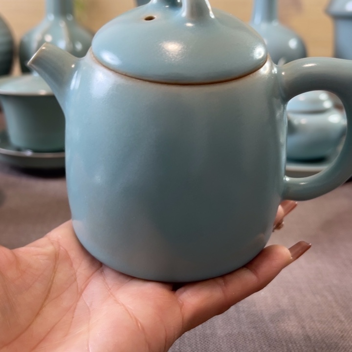 瓷片秦权壶一一一一一