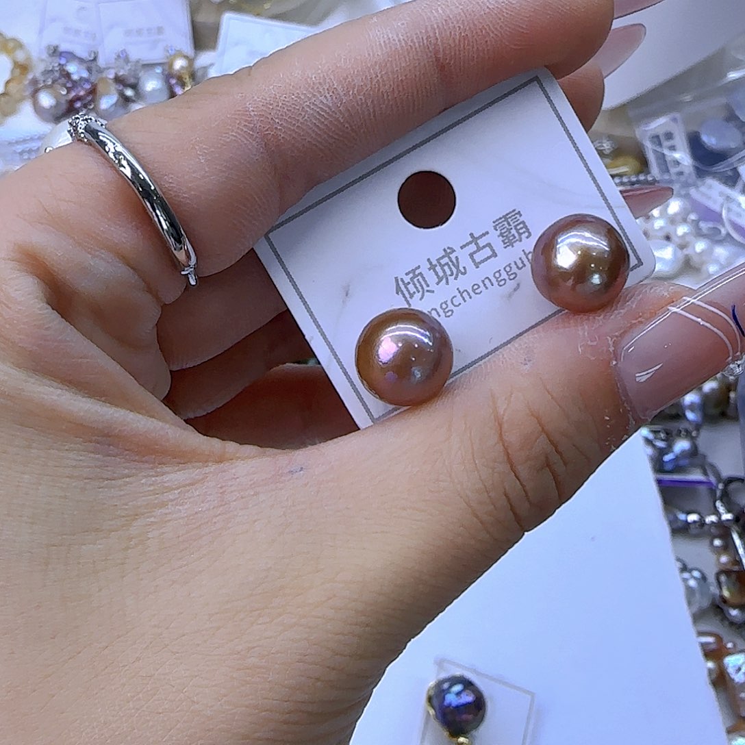 银S925镶嵌项链定制687淡水珍珠