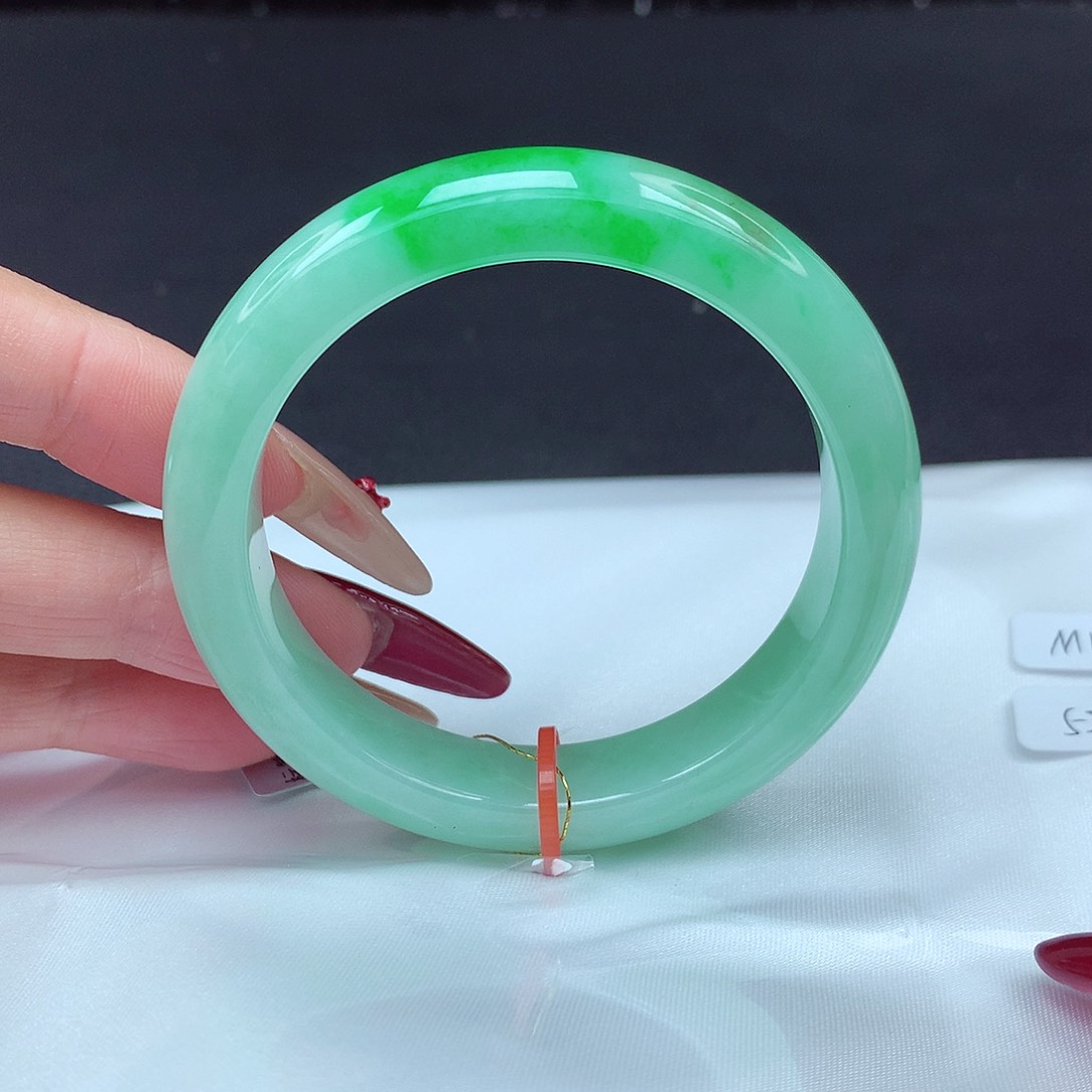 未镶嵌手镯翡翠52圈903