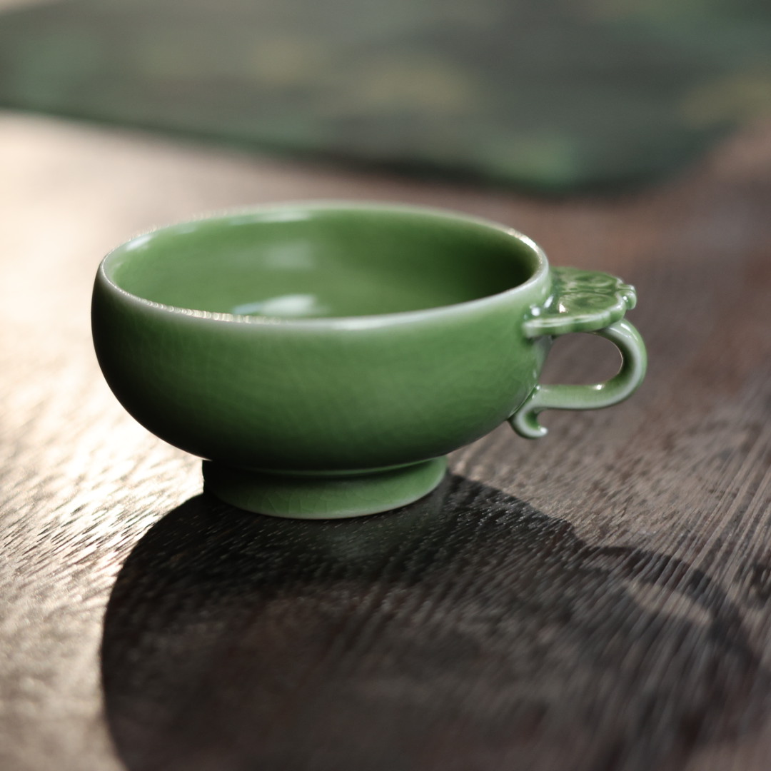 【非遗好物】山岚绿-灰念-凤杯-70CC(灰念0523)
