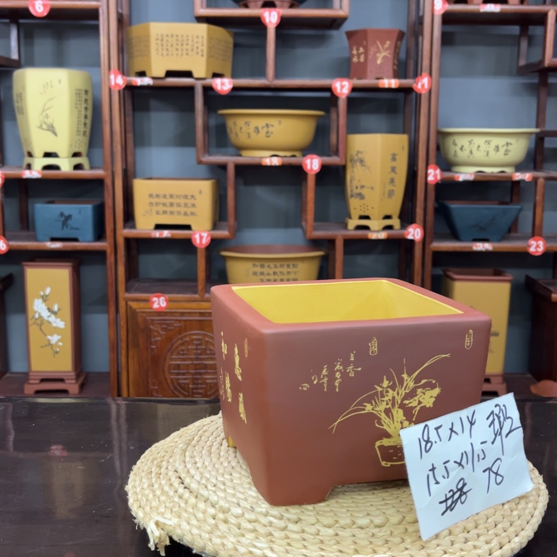 紫砂花盆紫砂花盆