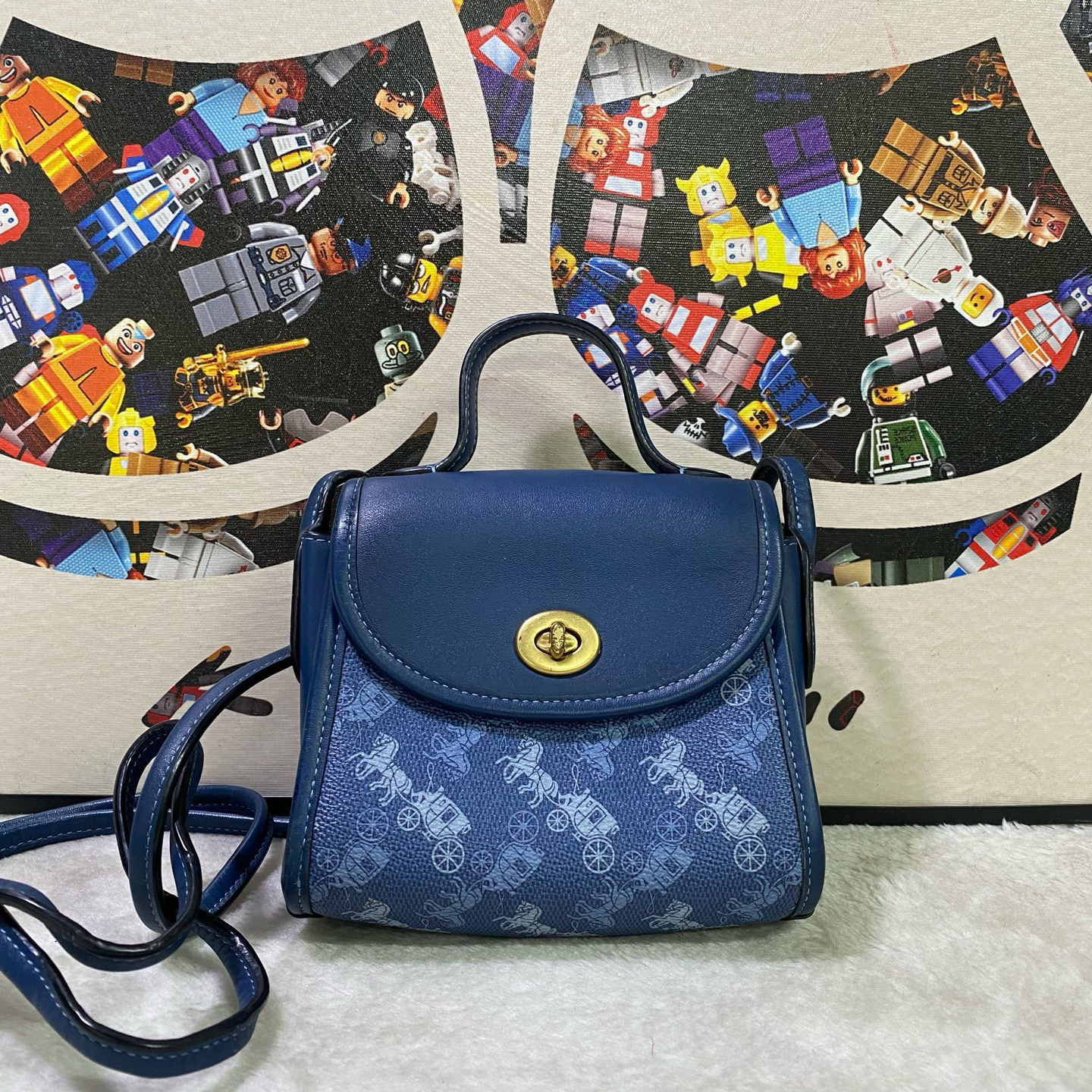95新 COACH/蔻驰 21299斜挎包15*13
