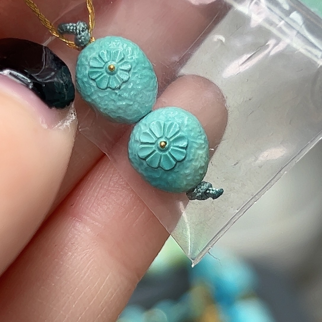 绿松石珠宝奇石未镶嵌