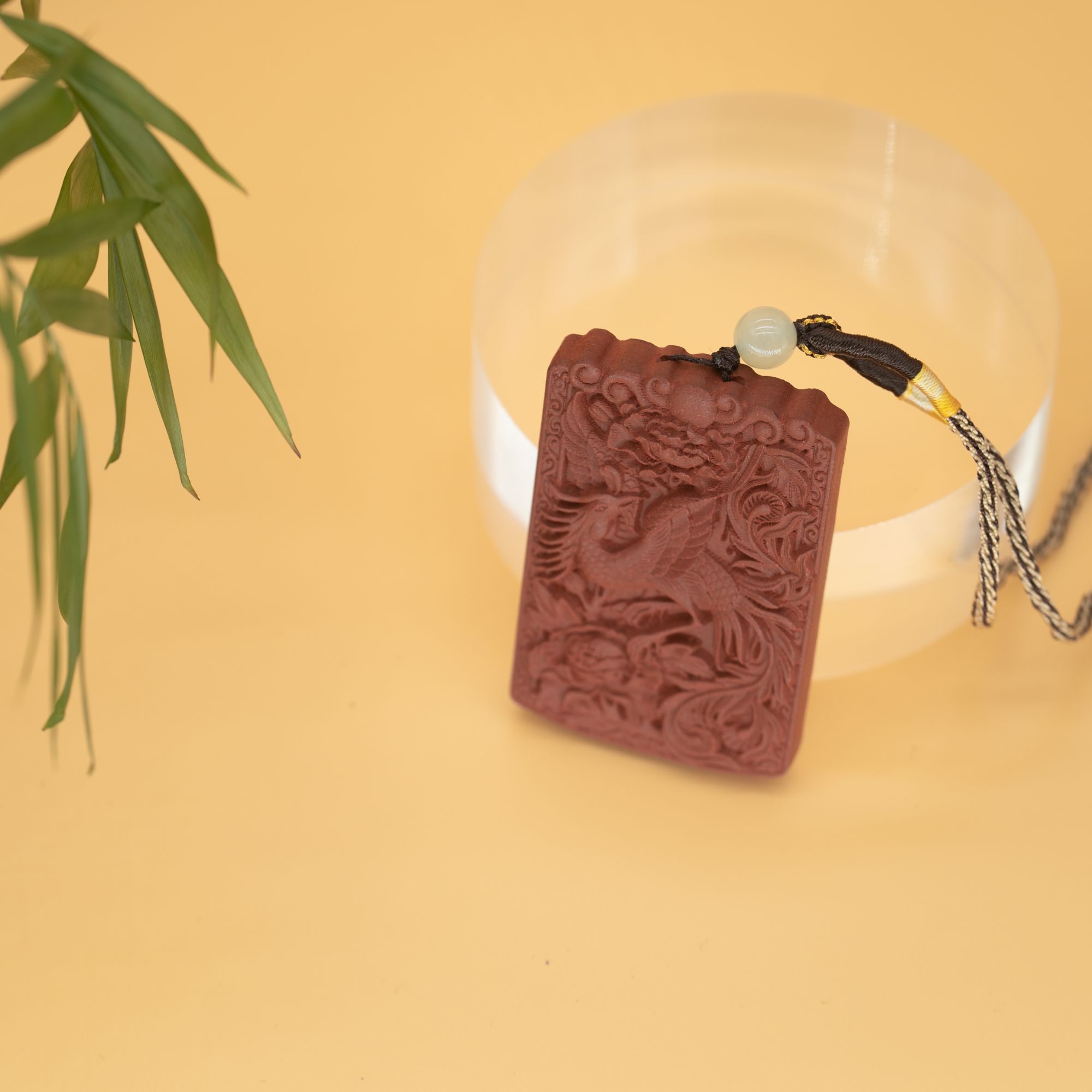 【紫气东来凤鸣香牌】古法合香-泥塑品