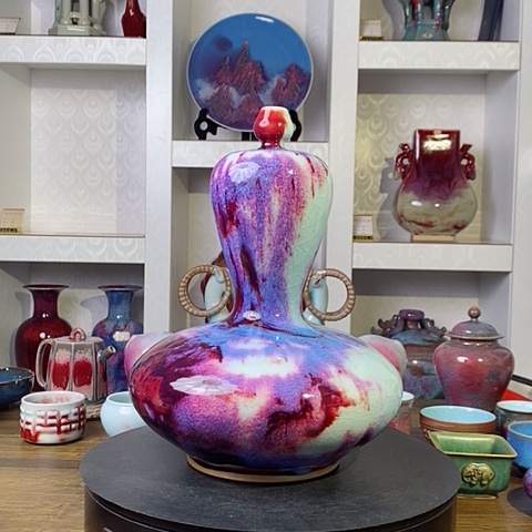 摆件禹州神后钧瓷原产地~