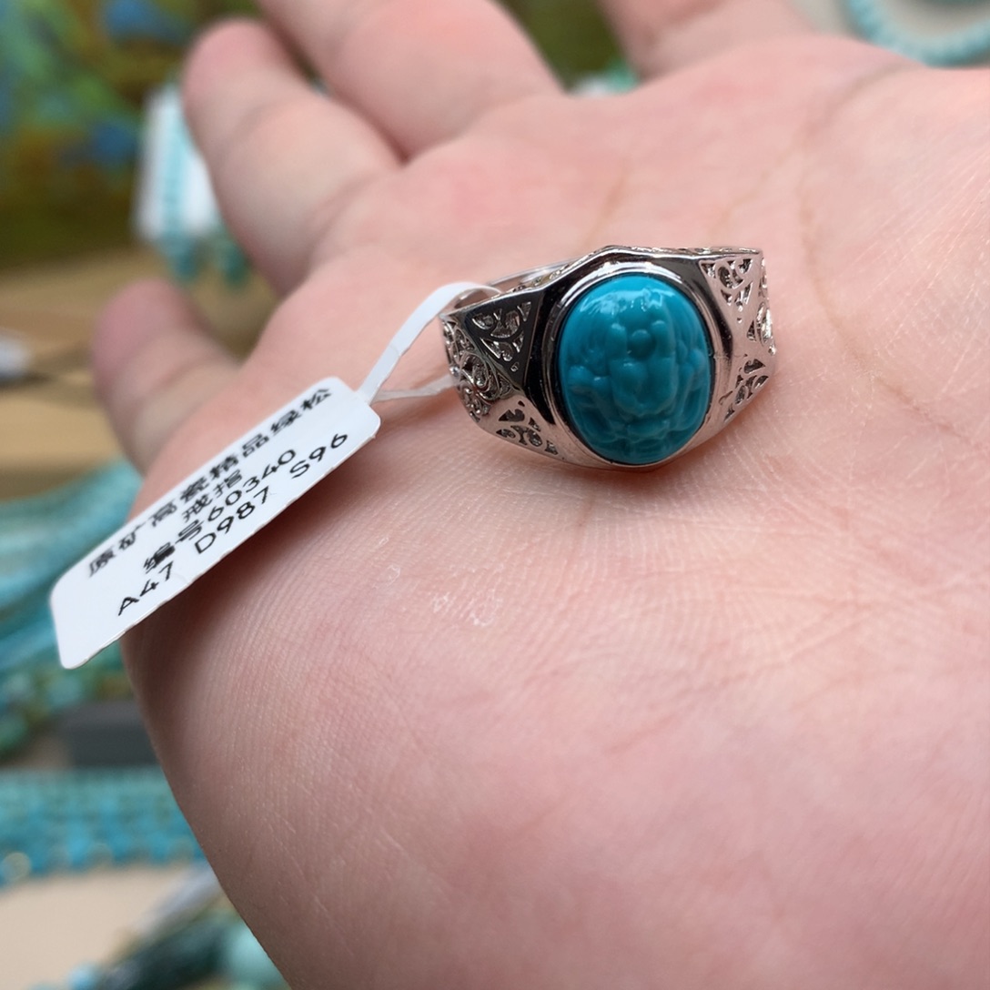 绿松石手链银S925镶嵌