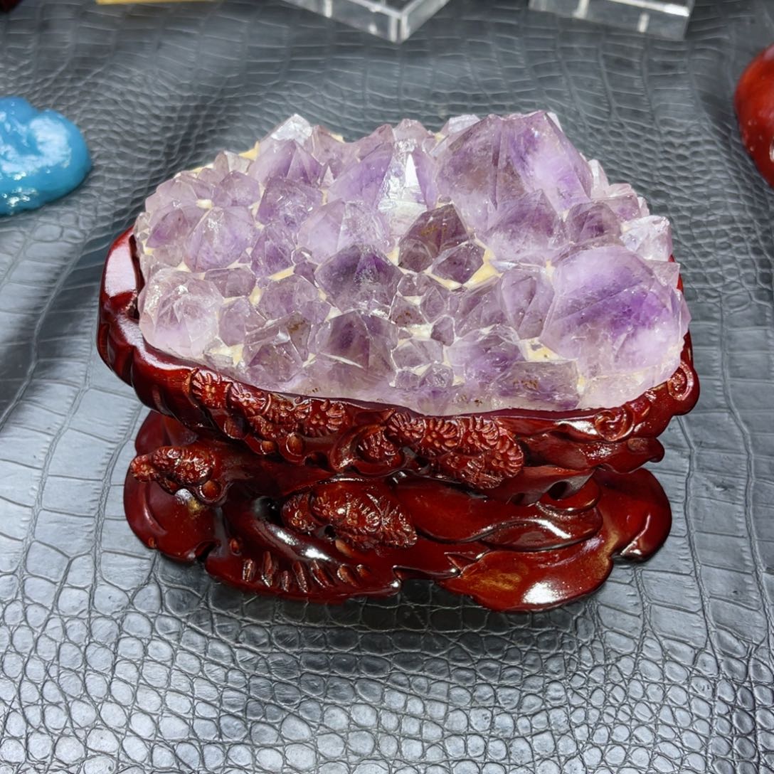 未镶嵌紫晶大型摆件（非配饰）清**雨