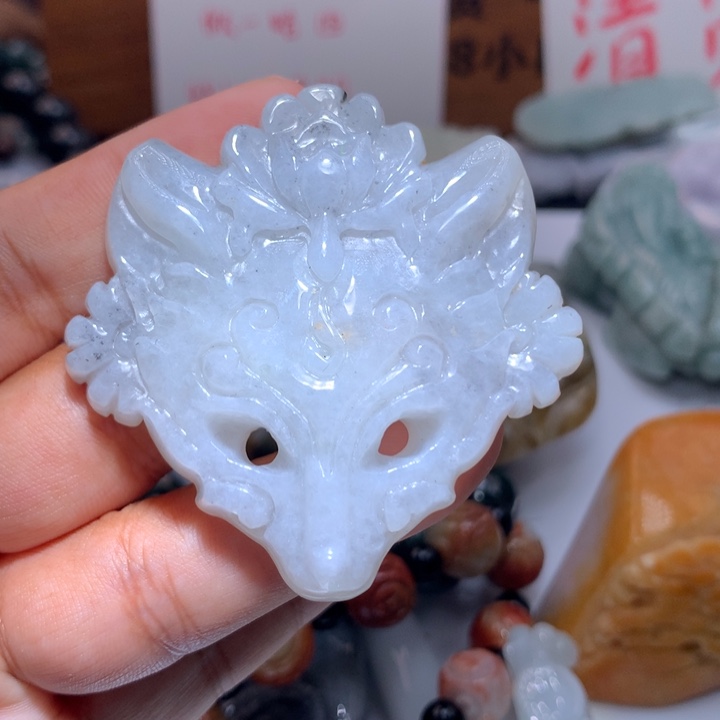 翡翠未镶嵌颈饰保真天然A货翡翠