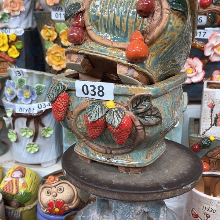 紫砂花盆粗陶材质多肉花盆