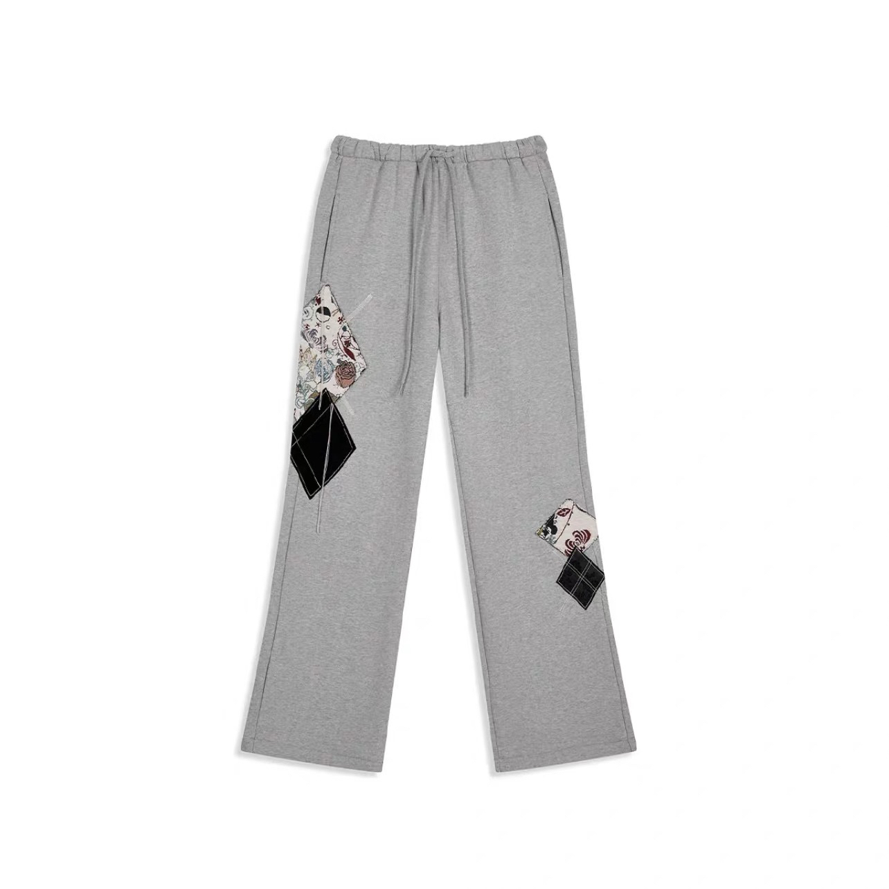 OPENYY 25AW 设计师品牌 灰色卫裤 WHATsUP