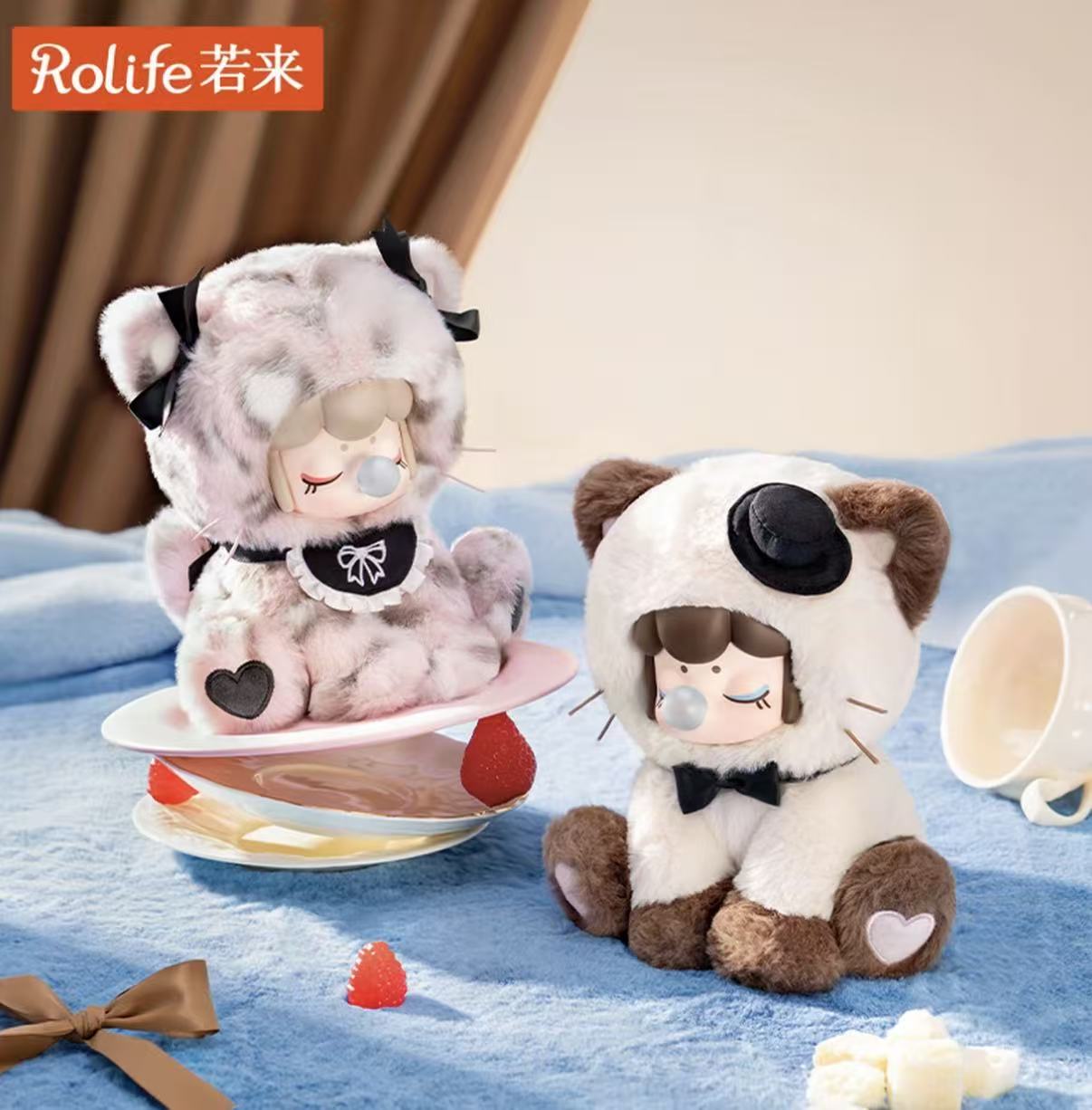 【Nanci三代喵喵下午茶系列】若来rolife毛绒送礼精致礼物