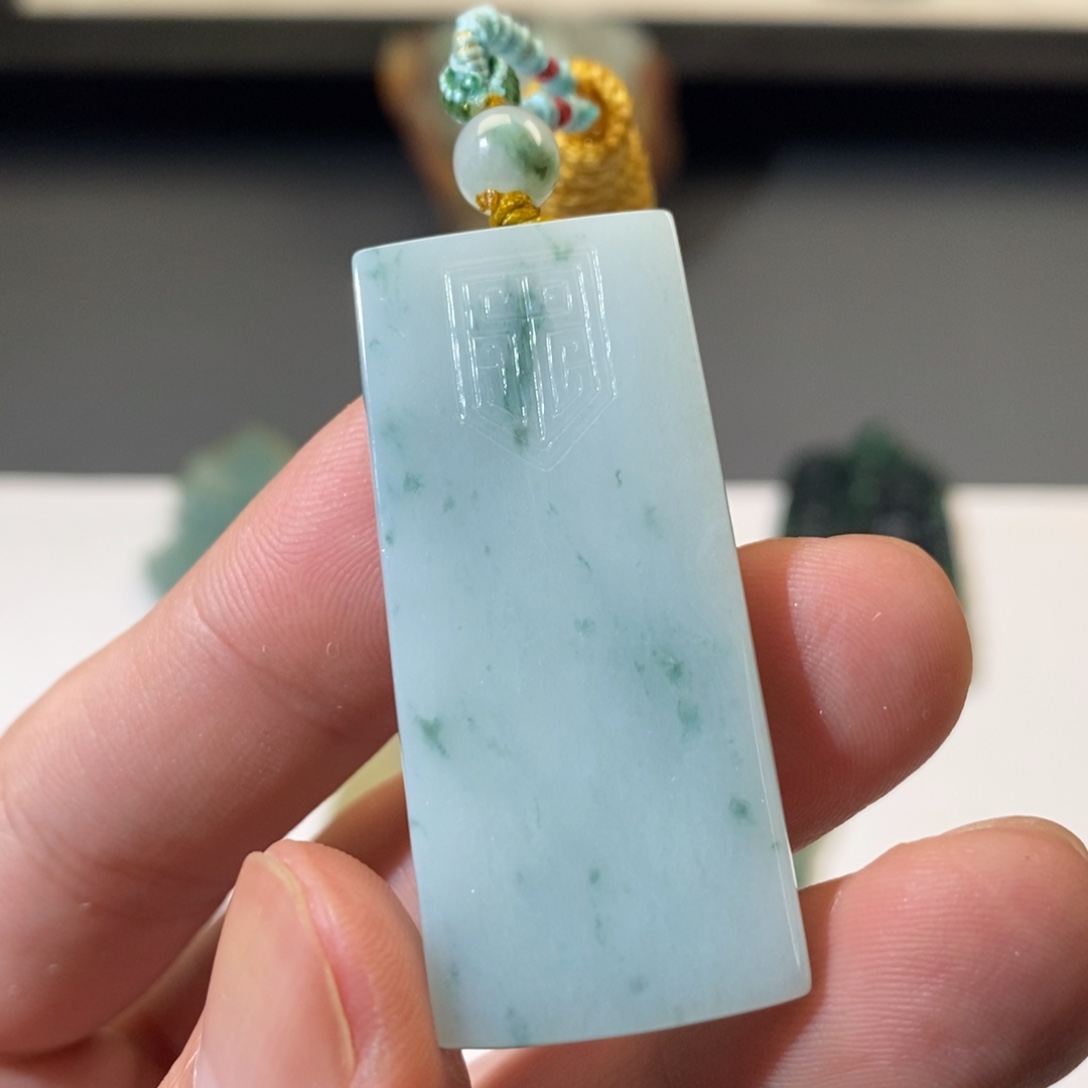 翡翠未镶嵌颈饰123