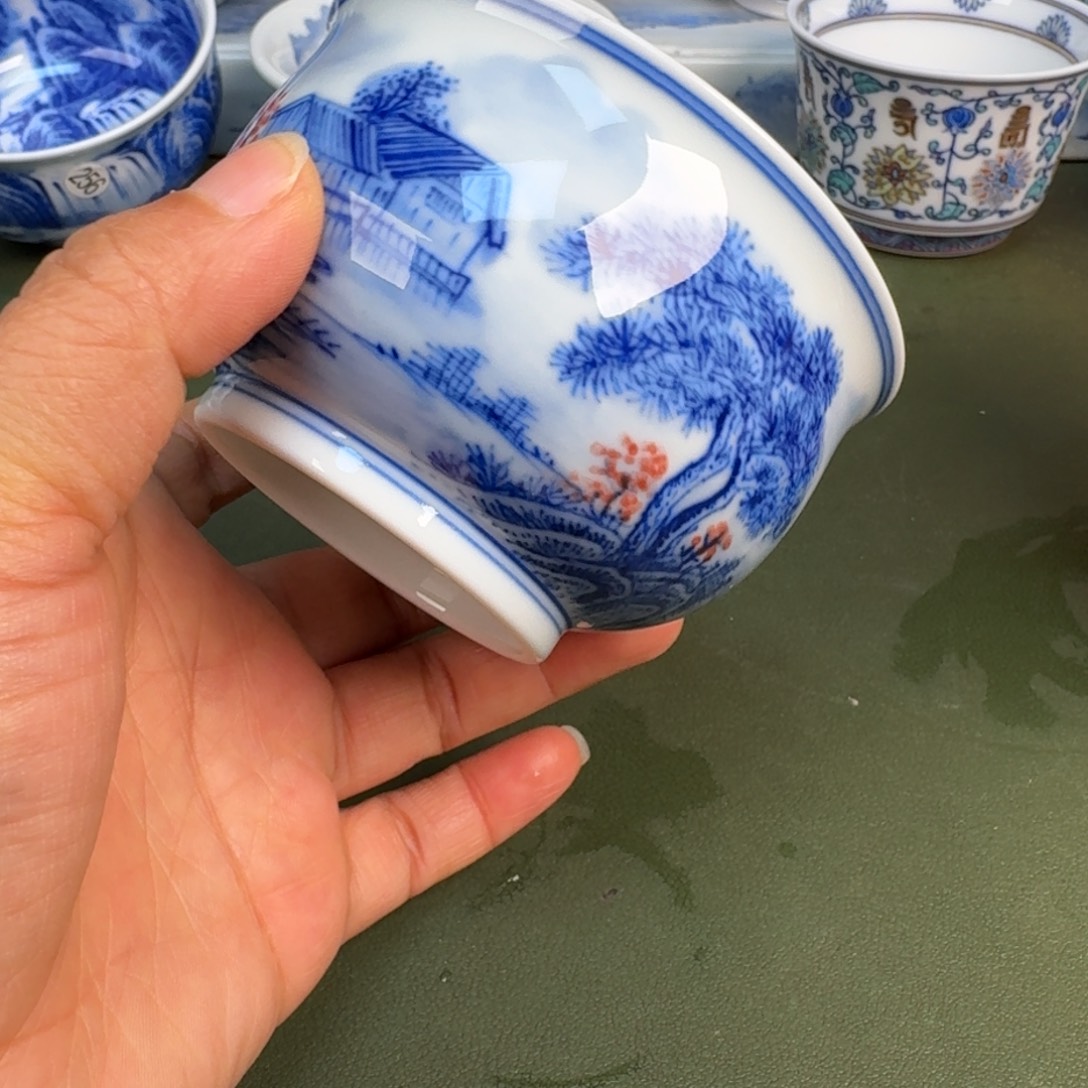 陶景德镇纯手绘茶具圆圆231