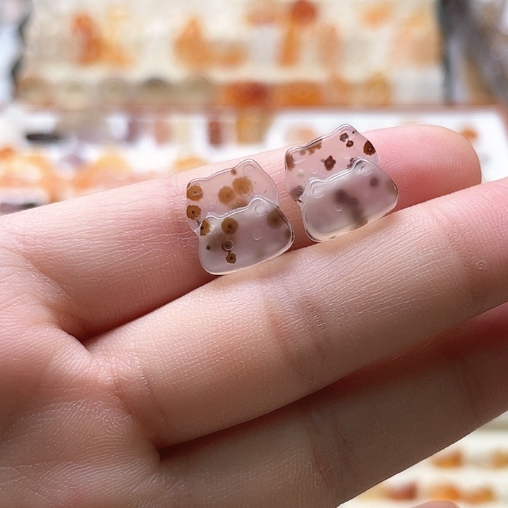 玛瑙/玉髓未镶嵌玛瑙猫饼