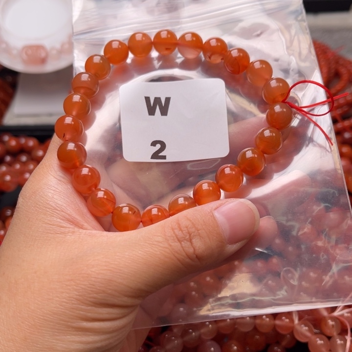 南红玛瑙未镶嵌多样性发货默认微瑕称重9mm